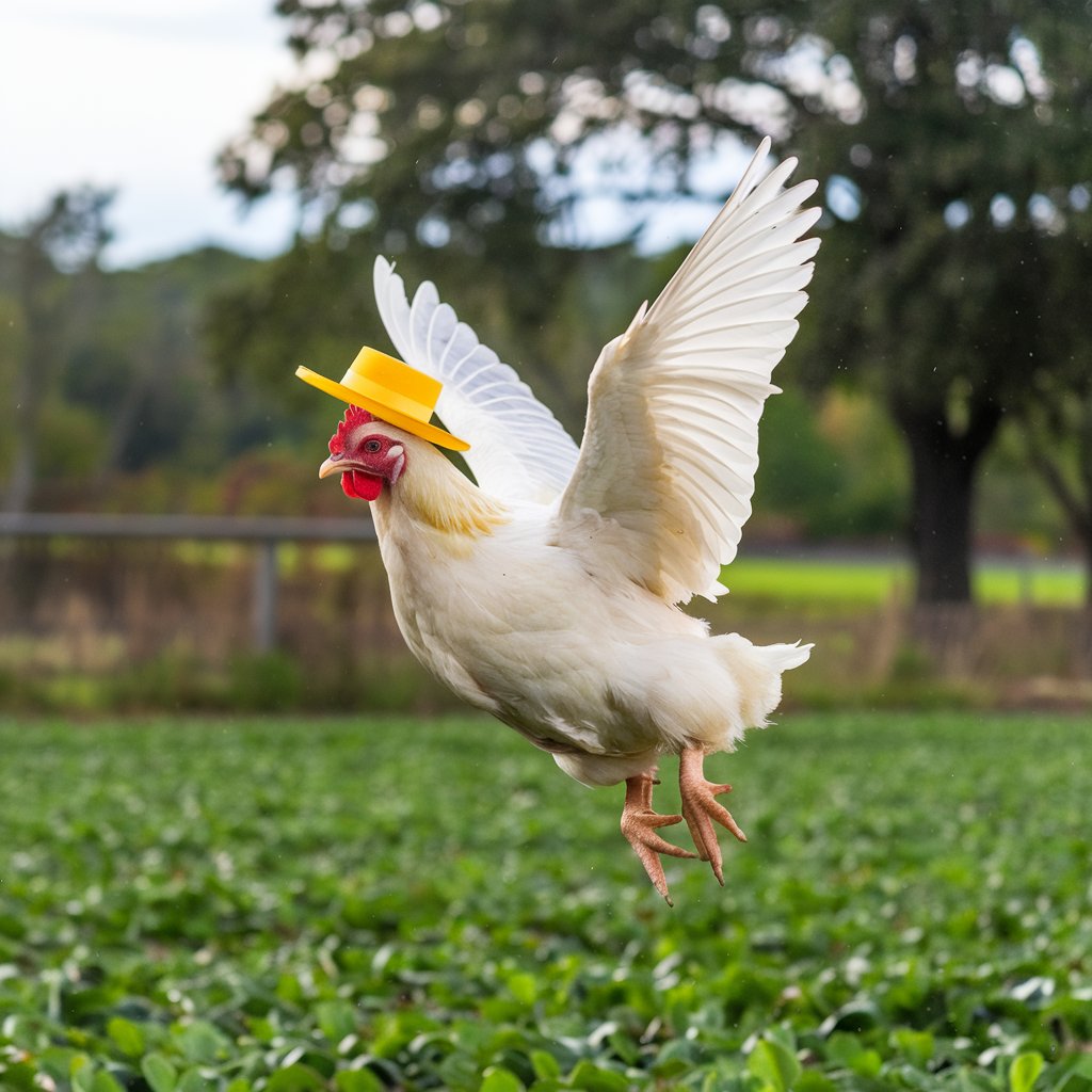can chickens fly