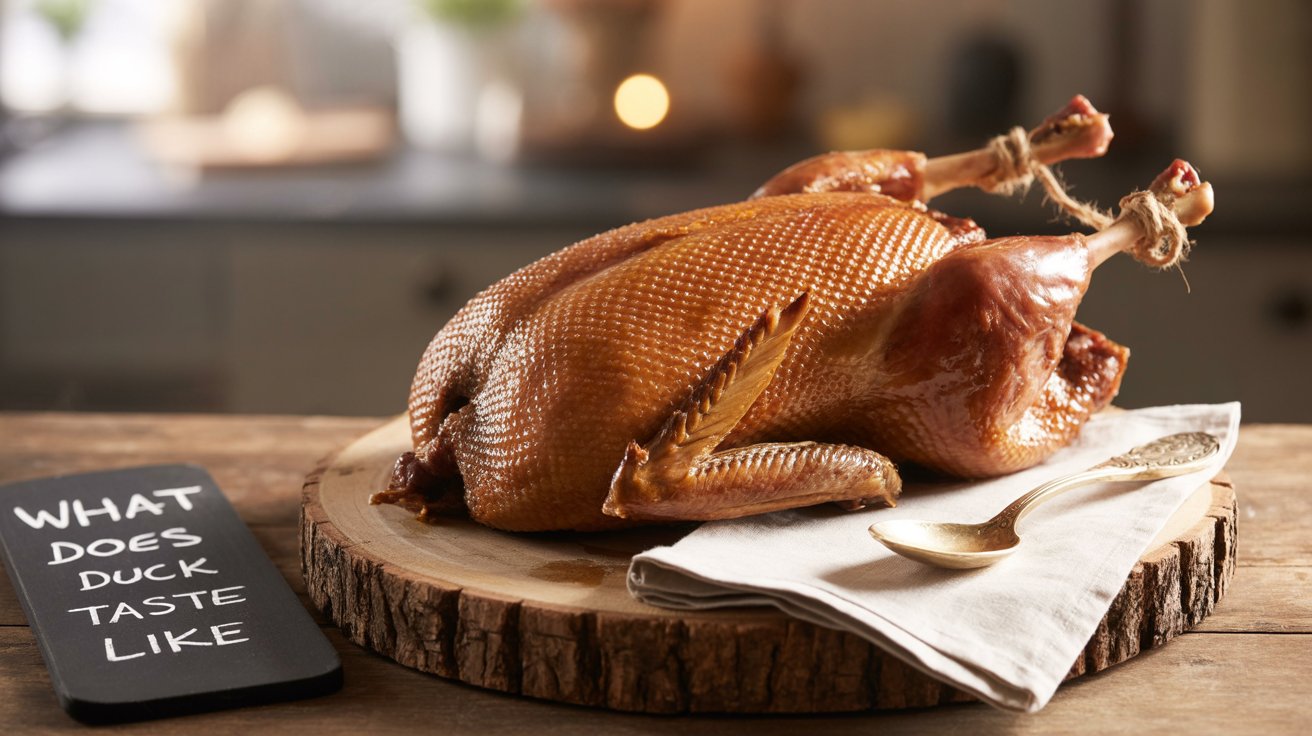 what does duck taste like