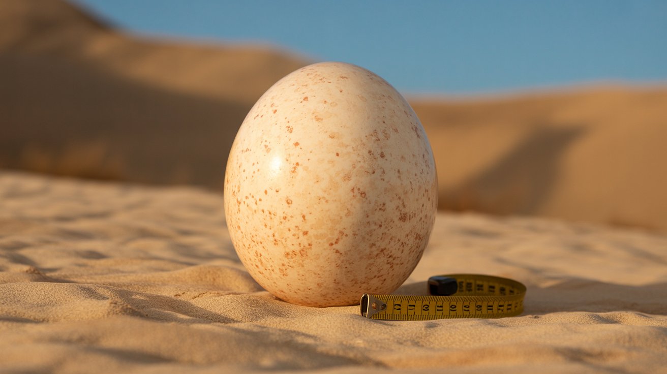 how big are ostrich eggs